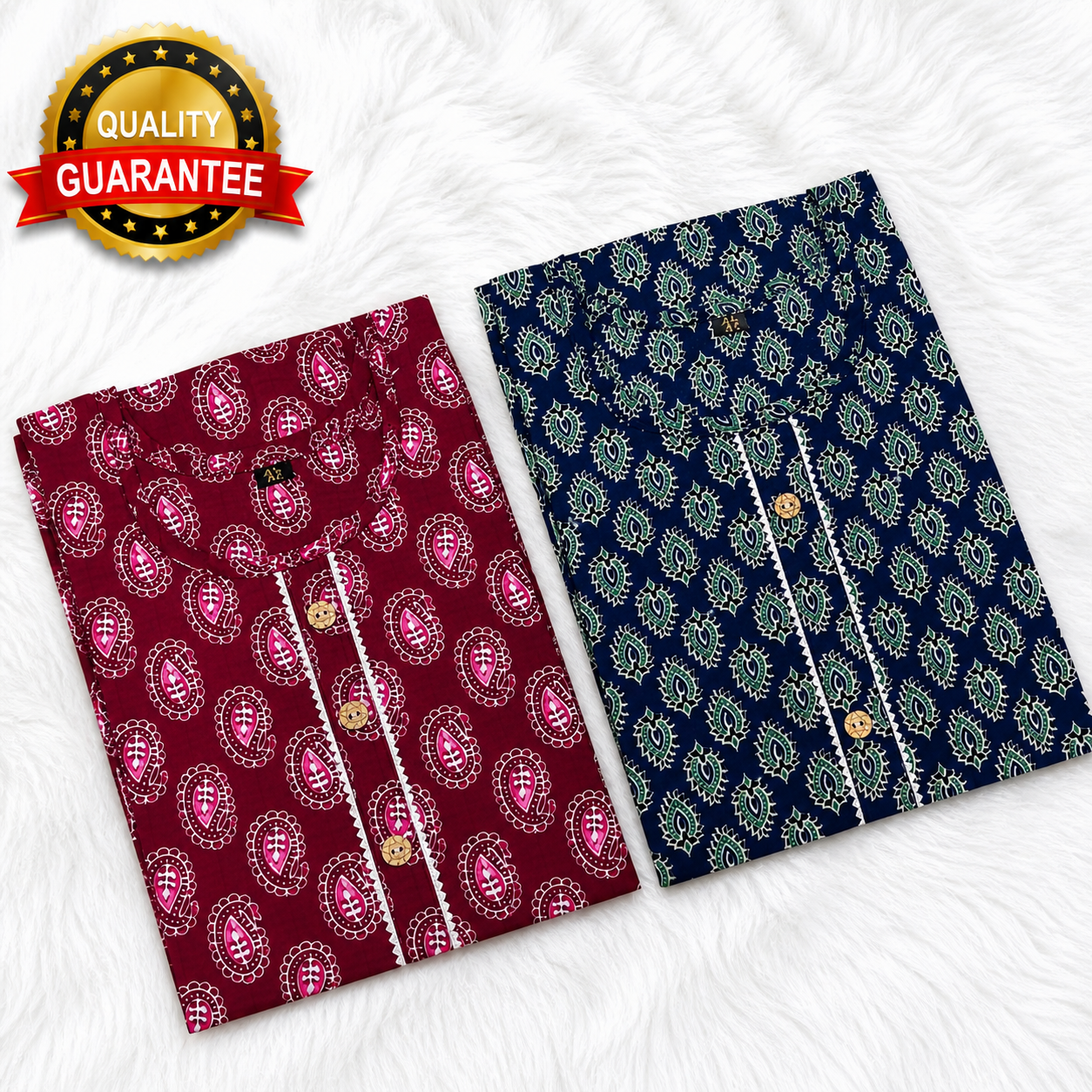 PACK OF 2 PURE COTTON KURTIS