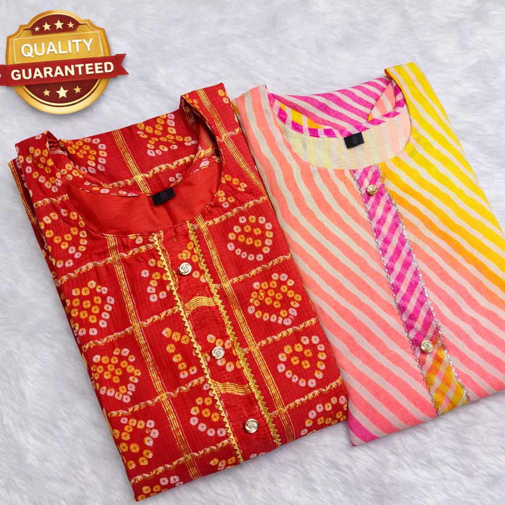 PACK OF 2 KOTA DORIA KURTIS