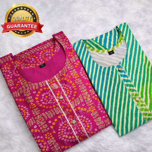 PACK OF 2 KOTA DORIA KURTIS