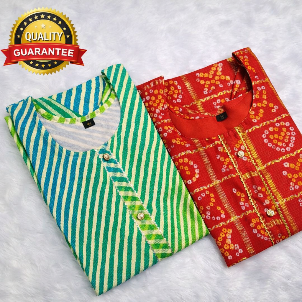 PACK OF 2 KOTA DORIA KURTIS
