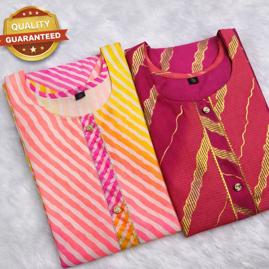 PACK OF 2 KOTA DORIA KURTIS